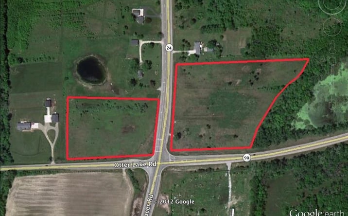 Pictures of Land property located at NWC & NEC of M-24 and M-90, Deerfield Twp, MI 48435 for sales - image #1