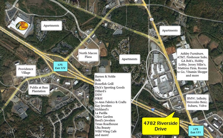 Pictures of Land property located at 4782 Riverside Dr, Macon, GA 31210 for sales - image #1