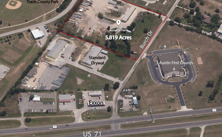 Pictures of Land property located at 4300 Burch Dr, Del Valle, TX 78617 for sales - image #1
