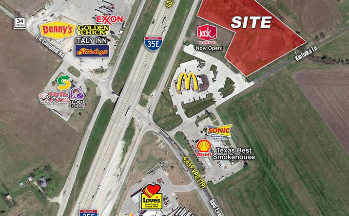 Pictures of Retail property located at I-35E and Dale Evans Dr, Italy, TX 76651 for sales - image #1