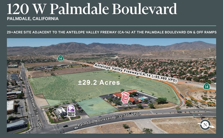 Pictures of Land property located at 120 W Palmdale Blvd, Palmdale, CA 93551 for sales - image #1