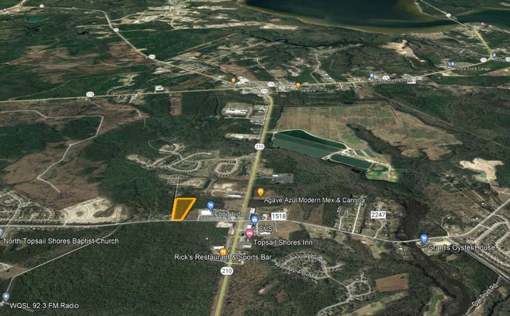 Pictures of Land property located at 945 Old Folkstone Rd, Sneads Ferry, NC 28460 for sales - image #1