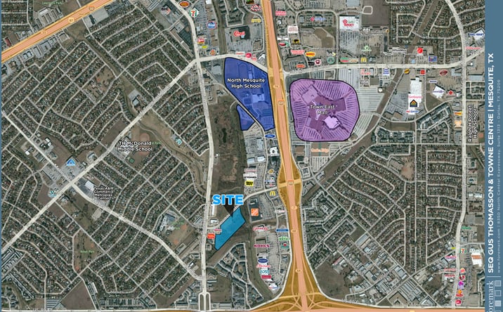 Pictures of Land property located at SEQ Gus Thomasson Road, Mesquite, TX 75150 for sales - image #1