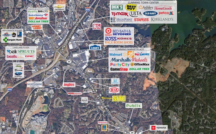 Pictures of Land property located at 1305 Buford Hwy, Cumming, GA 30041 for sales - image #1