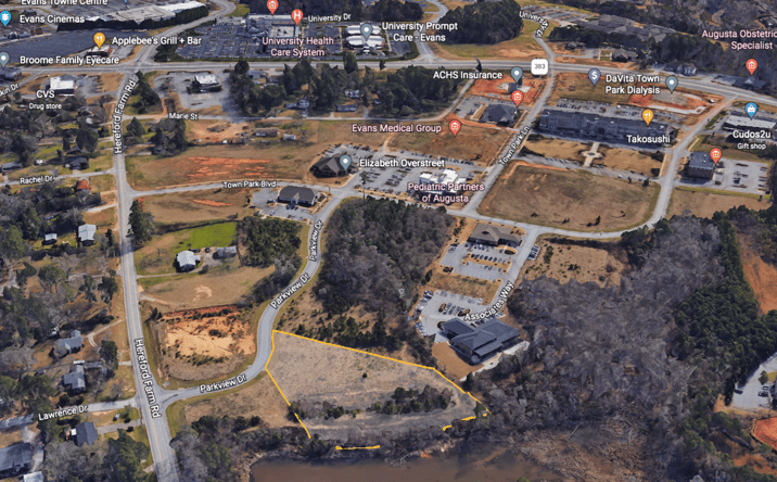 Pictures of Land property located at 2012 Parkview Dr, Evans, GA 30809 for sales - image #1