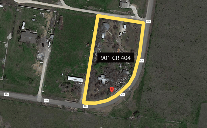 Pictures of Land property located at 901 Co Rd 404, Taylor, TX 76574 for sales - image #1