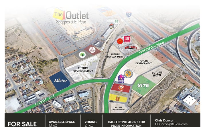 Pictures of Land, Office, Retail property located at Woodrow Bean Transmountain Dr, El Paso, TX 79932 for sales - image #1