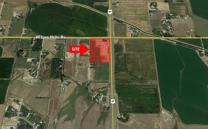 Pictures of Land property located at 65 W Lake Hazel Rd, Meridian, ID 83642 for sales - image #1