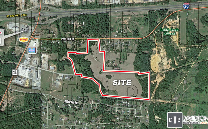 Pictures of Retail property located at Seq - Hwy. 42 & I-20, Kilgore, TX 75662 for sales - image #1