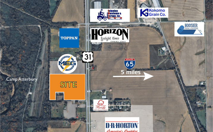 Pictures of Industrial, Land property located at US 31 & CR 700, Edinburgh, IN 46124 for sales - image #1