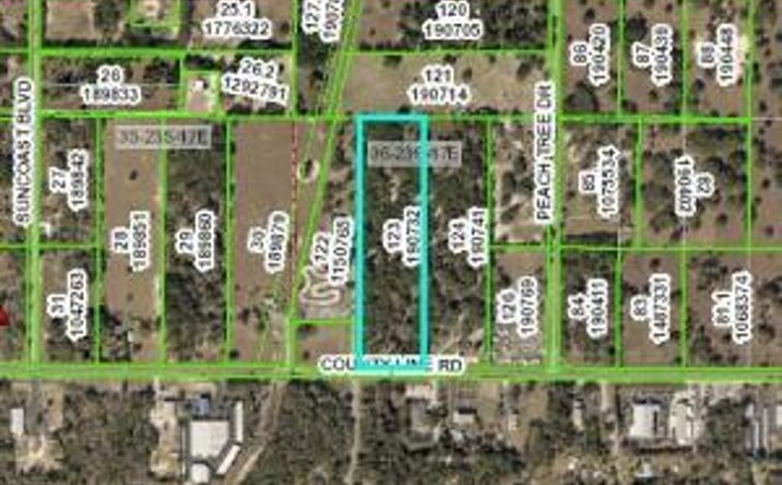 Pictures of Land property located at 9267 County Line Rd, Spring Hill, FL 34608 for sales - image #1