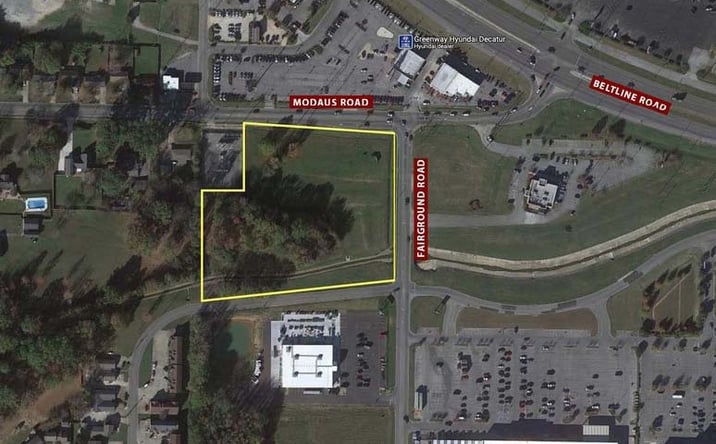 Pictures of Land property located at Modaus Road And Fairground Road, Decatur, AL 35601 for sales - image #1