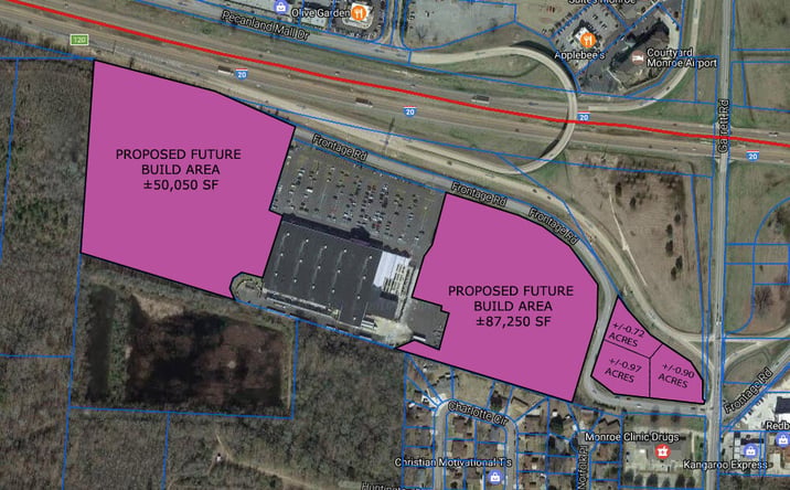Pictures of Retail, Mixed Use, Land property located at 4750 Frontage Rd, Monroe, LA 71202 for sales - image #1