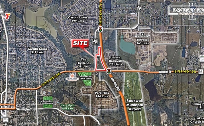 Pictures of Land property located at John King Blvd, Rockwall, TX 75087 for sales - image #1