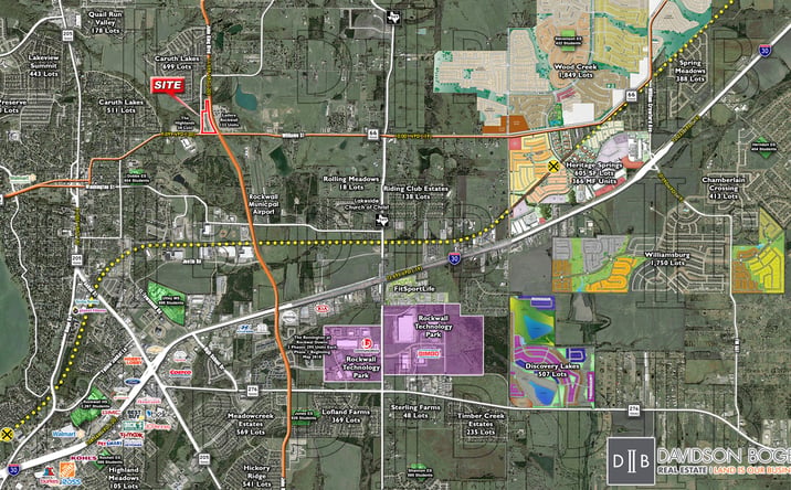 Pictures of Retail property located at NWC - John King Blvd., Rockwall, TX 75087 for sales - image #1