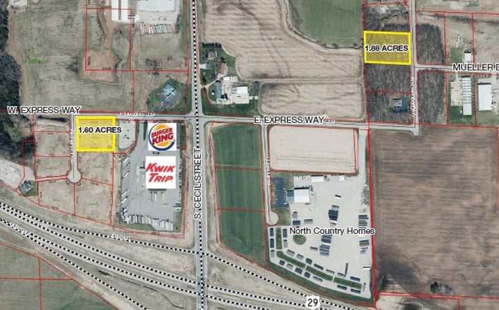 Pictures of Land property located at Express Way, Bonduel, WI 54107 for sales - image #1