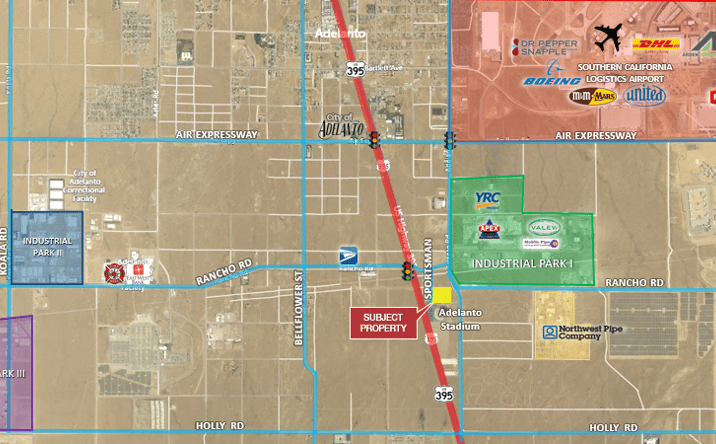 Pictures of Land property located at Sportsman Center, Adelanto, CA 92301 for sales - image #1