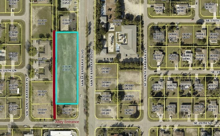 Pictures of Land property located at 1928 Santa Barbara Blvd, Cape Coral, FL 33991 for sales - image #1