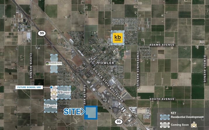 Pictures of Land property located at SEC of Fowler & South Avenues, Fowler, CA 93625 for sales - image #1