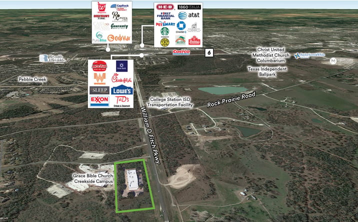 Pictures of Land property located at Williams Creek Drive & William D Fitch Parkway, College Station, TX 77845 for sales - image #1