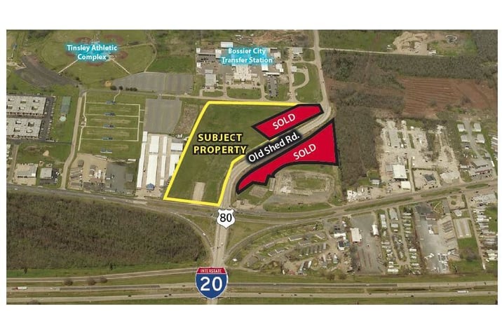 Pictures of Land property located at Old Shed Road at Hwy 80, Bossier City, LA 71111 for sales - image #1