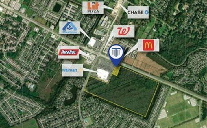Pictures of Land property located at Burbank at Bluebonnet Blvd Intersection Parcel 1, Baton Rouge, LA 70820 for sales - image #1