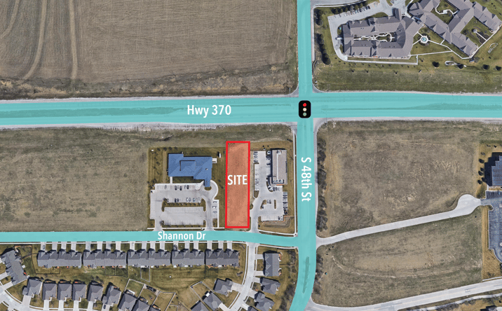 Pictures of Land, Retail property located at S 48th St & Hwy 370, Bellevue, NE 68123 for sales - image #1