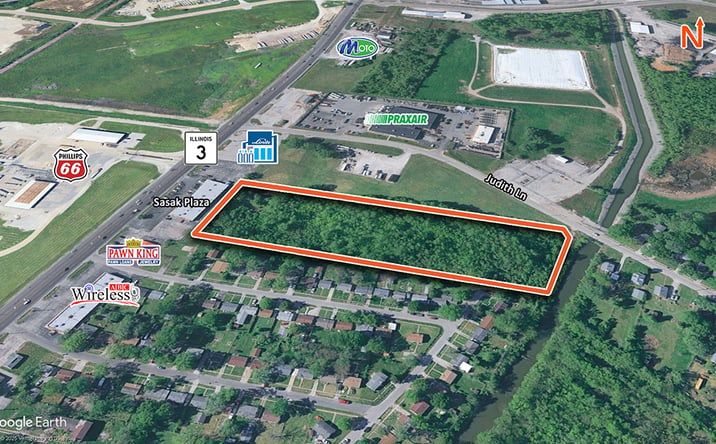 Pictures of Land property located at Mississippi Ave, Cahokia, IL 62206 for sales - image #1