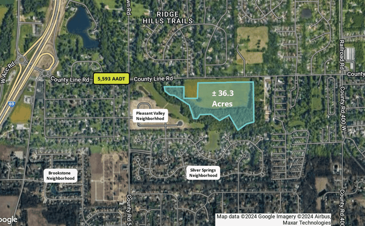Pictures of Land property located at W County Line Rd, Greenwood, IN 46142 for sales - image #1