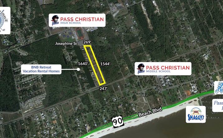 Pictures of Land property located at 601 Josephine St, Pass Christian, MS 39571 for sales - image #1