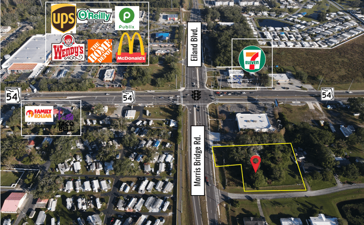 Pictures of Land property located at 4142 Morris Bridge Rd, Wesley Chapel, FL 33543 for sales - image #1