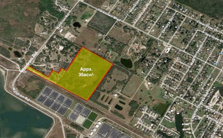 Pictures of Land property located at 4121 Waldron Rd, Corpus Christi, TX 78418 for sales - image #1