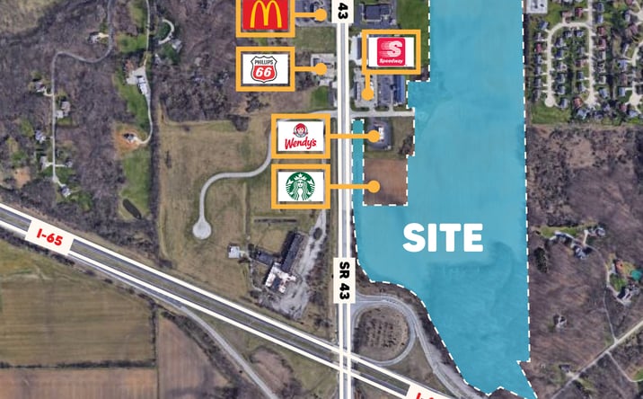 Pictures of Land property located at State Road 43 & I-65, West Lafayette, IN 47906 for sales - image #1