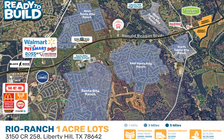 Pictures of Land property located at Co Rd 258, Liberty Hill, TX 78942 for sales - image #1