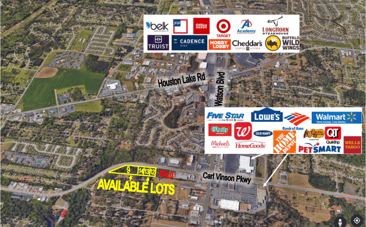 Pictures of Land property located at 580 Carl Vinson Pkwy, Warner Robins, GA 31088 for sales - image #1