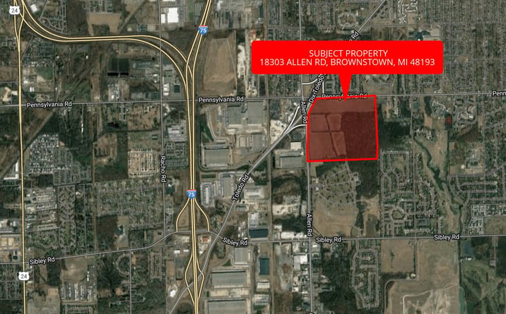 Pictures of Land property located at 18303 Allen Rd, Brownstown Charter Township, MI 48193 for sales - image #1