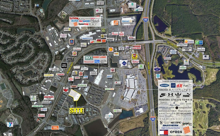 Pictures of Retail, Land property located at 105 Park Ave, Pooler, GA 31322 for sales - image #1
