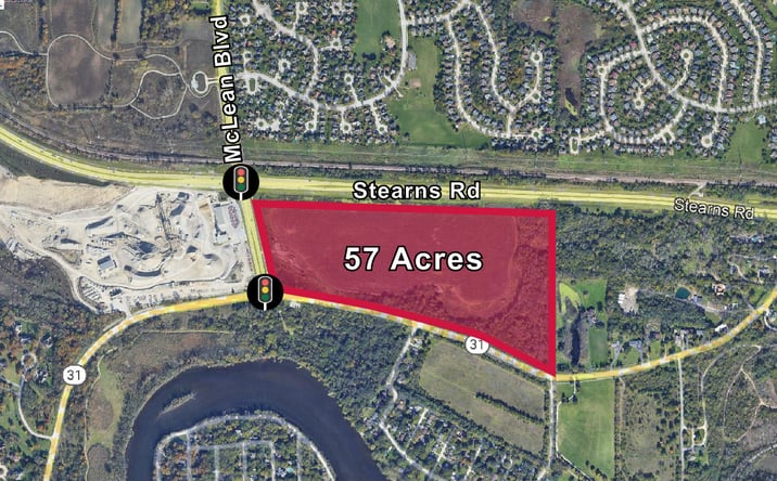 Pictures of Land property located at Sec Stearns Road & Mclean Boulevard, South Elgin, IL 60175 for sales - image #1