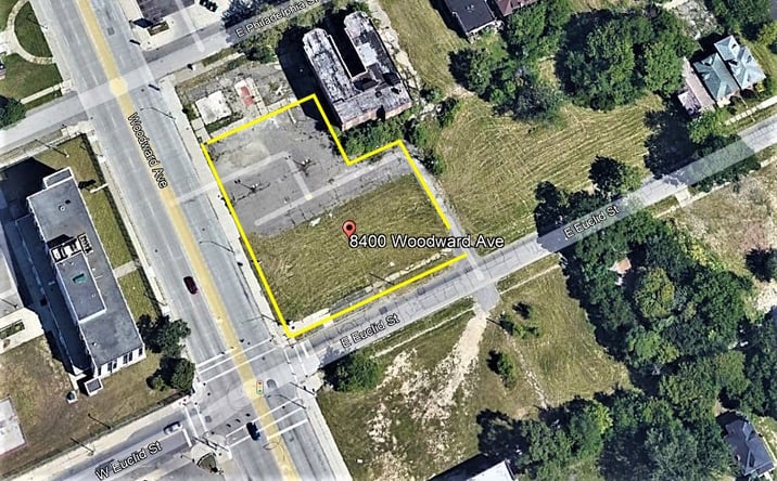 Pictures of Land property located at 8400 Woodward Ave, Detroit, MI 48202 for sales - image #1