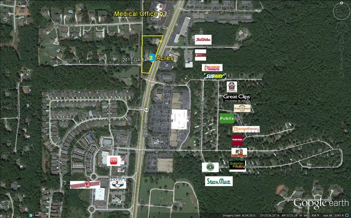 Pictures of Land property located at Hwy 54 W, Peachtree City, GA 30269 for sales - image #1