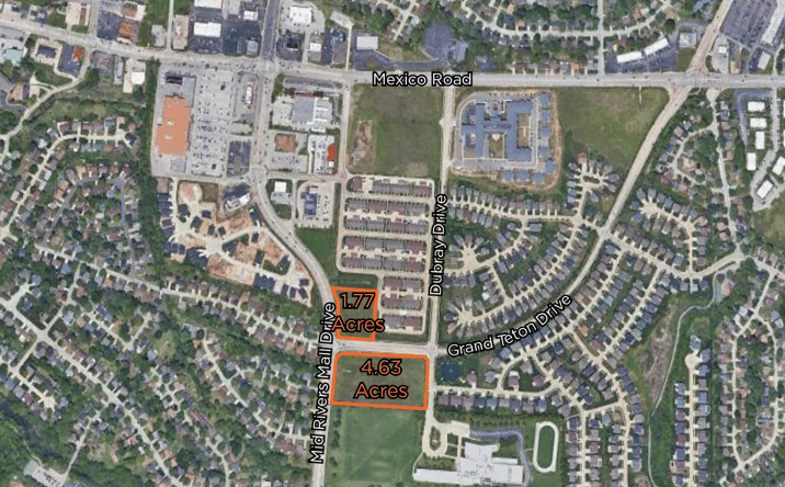 Pictures of Land property located at Mid Rivers Mall Dr & Grand Teton Dr, St Peters, MO 63376 for sales - image #1