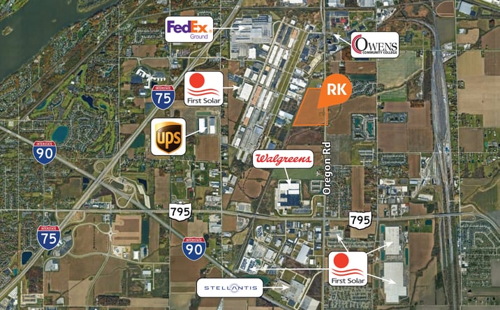 Pictures of Land property located at Oregon Rd, Perrysburg, OH 43551 for sales - image #1