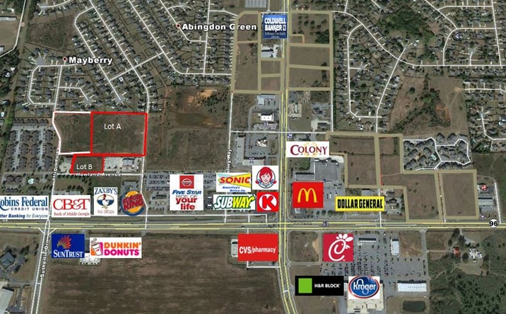 Pictures of Land property located at Howland Avenue, Warner Robins, GA 31088 for sales - image #1