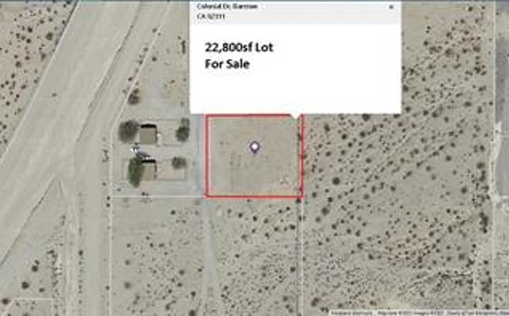Pictures of Land property located at Colonial Dr, Barstow, CA 92311 for sales - image #1