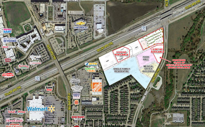 Pictures of Retail, Land property located at SWC SH-121 & Rasor Blvd, Plano, TX 75024 for sales - image #1