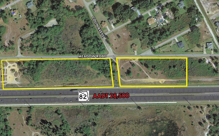 Pictures of Land property located at 1278 Meadow Rd, Lehigh Acres, FL 33976 for sales - image #1