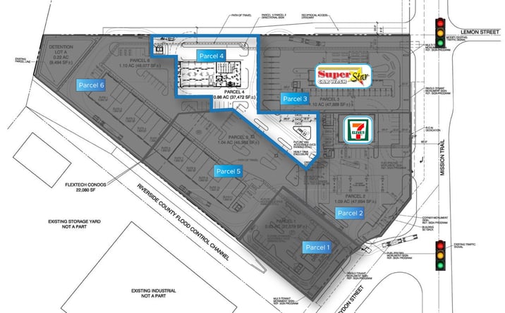 Pictures of Retail, Land property located at NWQ Mission Trail & Corydon St, Lake Elsinore, CA 92532 for sales - image #1
