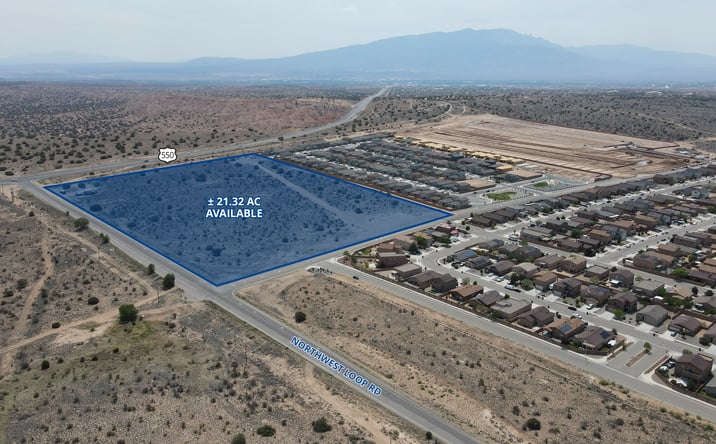 Pictures of Land property located at SWC NM-550 & NW Loop Rd, Rio Rancho, NM 87144 for sales - image #1