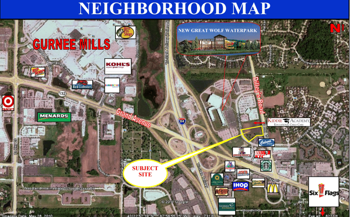 Pictures of Land property located at 1525 & 1545 Nations Dr, Gurnee, IL 60031 for sales - image #1