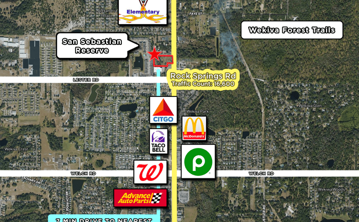 Pictures of Land property located at 2104 Rock Springs Rd, Apopka, FL 32712 for sales - image #1